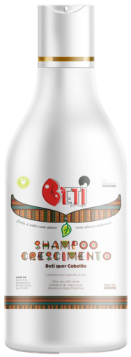 Shampoo Crescimento - Beti quer Cabelão